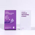 Purple Teeth Whitening Strips for Brightening and Freshening Breath