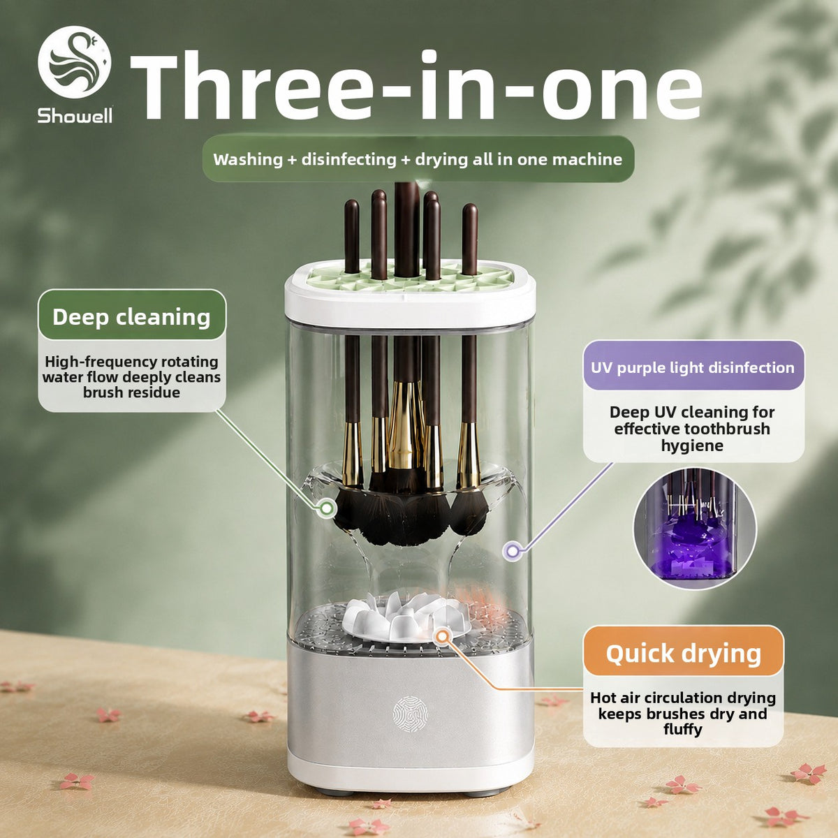 USB Rechargeable Makeup Brush Cleaner